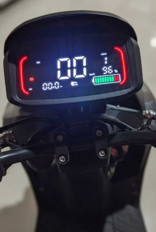 Odometer with red frame